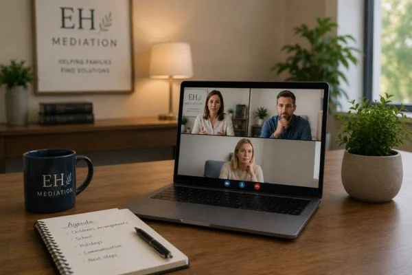 child access mediation Cirencester online meeting.